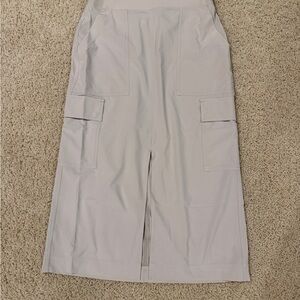 Athleta Light Beige Cargo Skirt